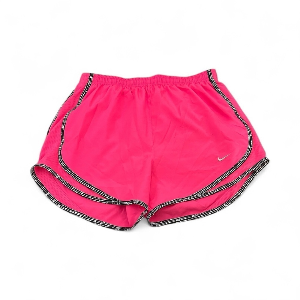 Nike Tempo Running Shorts Hot Neon Pink with Cheetah detailing Small